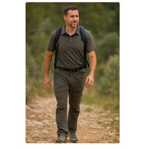 Truewerk Pants Mens 42x32 Gray Utility Workwear Stretch Performance Cargo Pocket